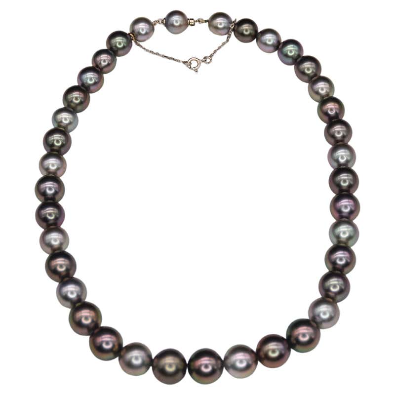 Tahitian Baroque Pearl Necklace For Sale at 1stDibs