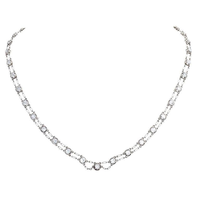 2 Carat Diamond Necklace at 1stDibs