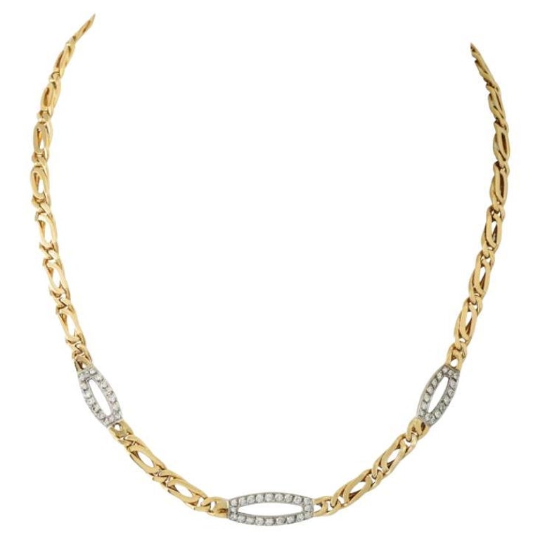 Necklace with Brilliants For Sale at 1stDibs