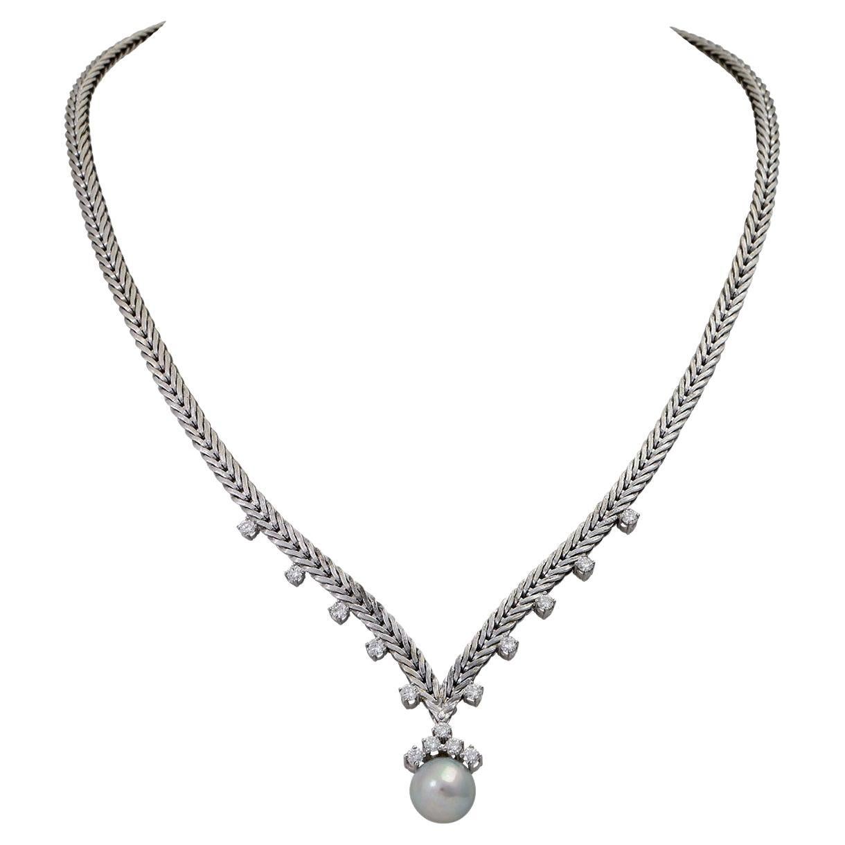 Timeless Dove Grey Freshwater Pearl Necklace - Foto 6