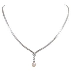 Necklace with Cultured Pearl