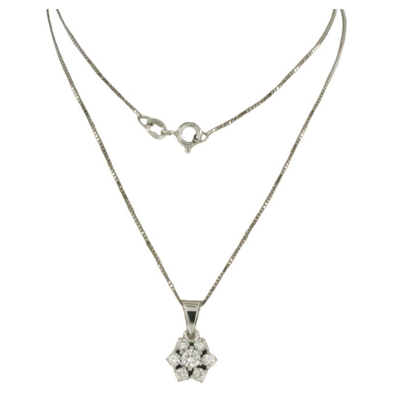 Louis Vuitton Clover Pendant Necklace - 18K White Gold Pendant Necklace,  Necklaces - LOU97816