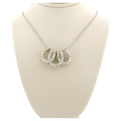 Necklace with pendant with Diamond 14k gold with silver