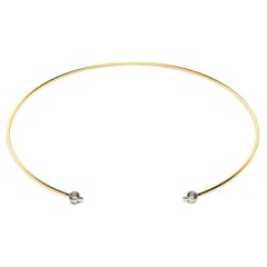 Necklace with screw system, yellow gold 18K