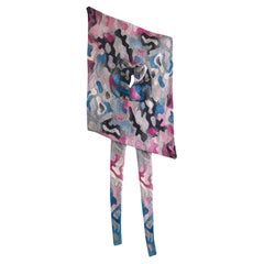 Necktie Textile Art by Eszter Kneisz Tapestry Artist