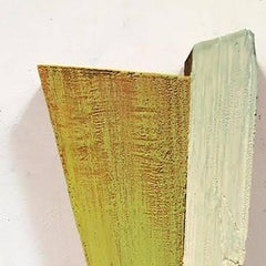 Wandrelief 1 – Ölfarbe und Harz auf Holz – Modernes abstraktes – Geometrisches Wandrelief