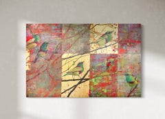 "Flirtation, " Abstract Painting