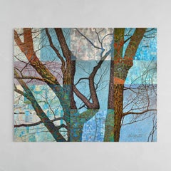 "Layers of Life, " Abstract Painting