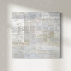 "Luna", pittura a olio astratta contemporanea