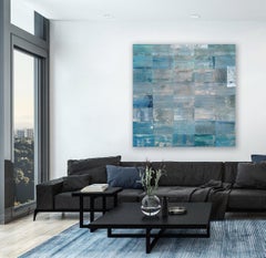 Zeitgenössisches abstraktes Ölgemälde ""Wahrheitsdenken"