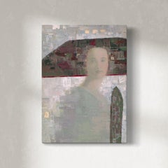"Espíritus a través del Tiempo IV, " Pintura Figurativa Abstracta