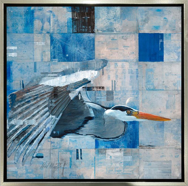 Ned Martin Abstract Print - "Common Core, " Limited Edition Giclee Print, 48" x 48"