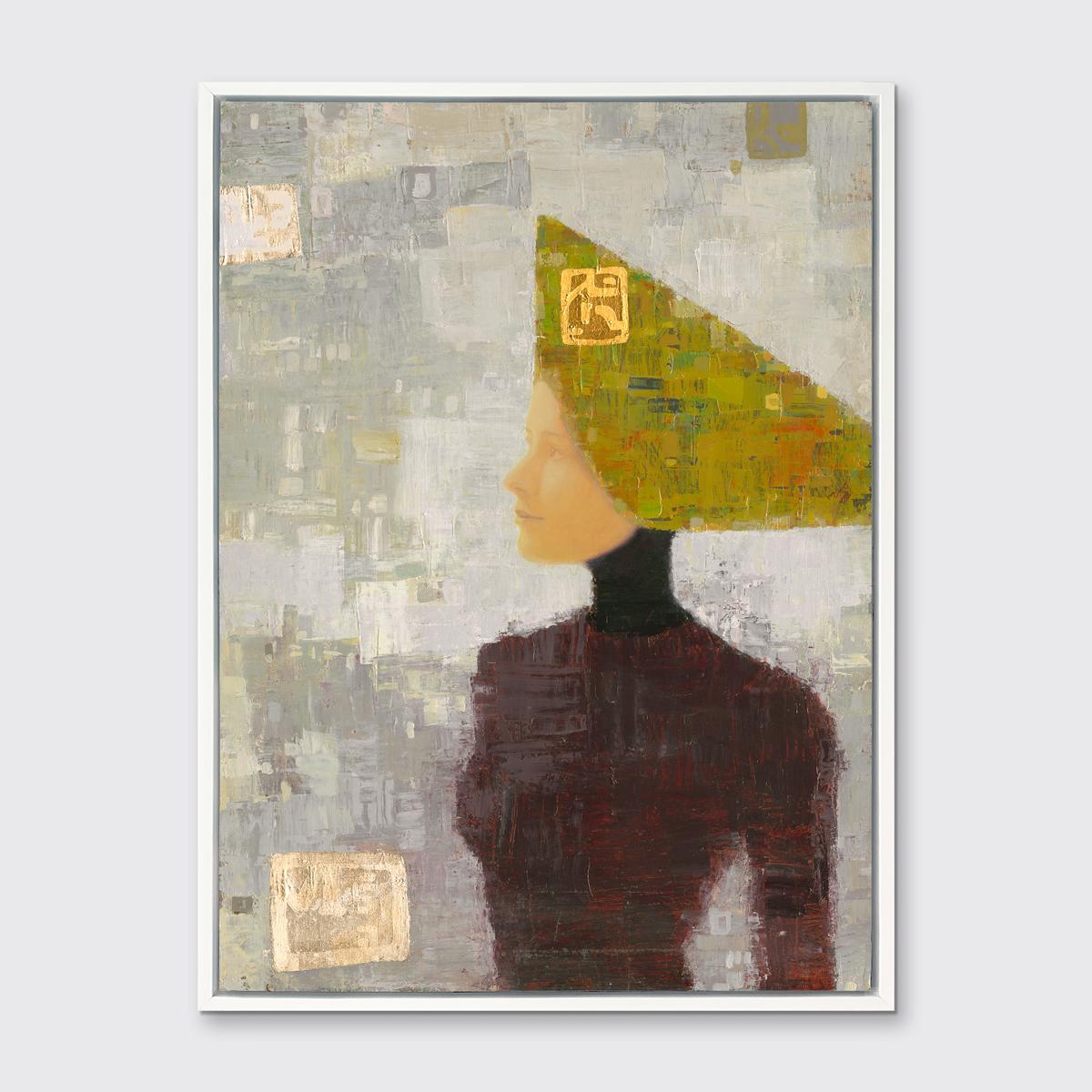 This abstract portrait limited edition print by Ned Martin is part of his 