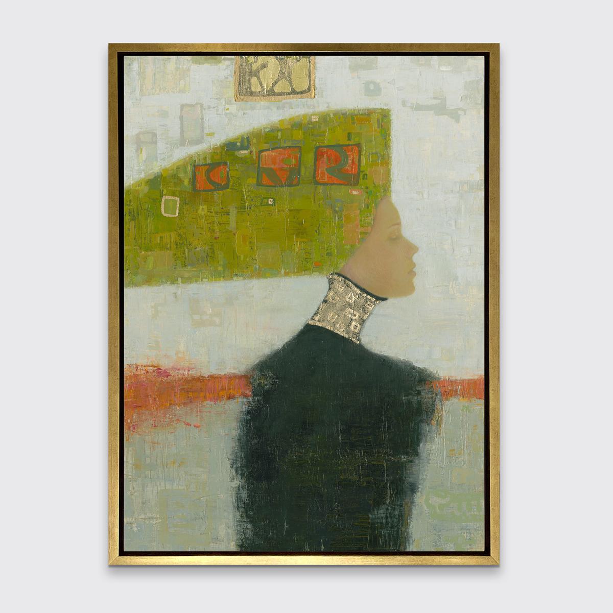 Ned Martin Abstract Print – „Spirits Through Time V“, gerahmter Giclee-Druck in limitierter Auflage, 40" x 30"