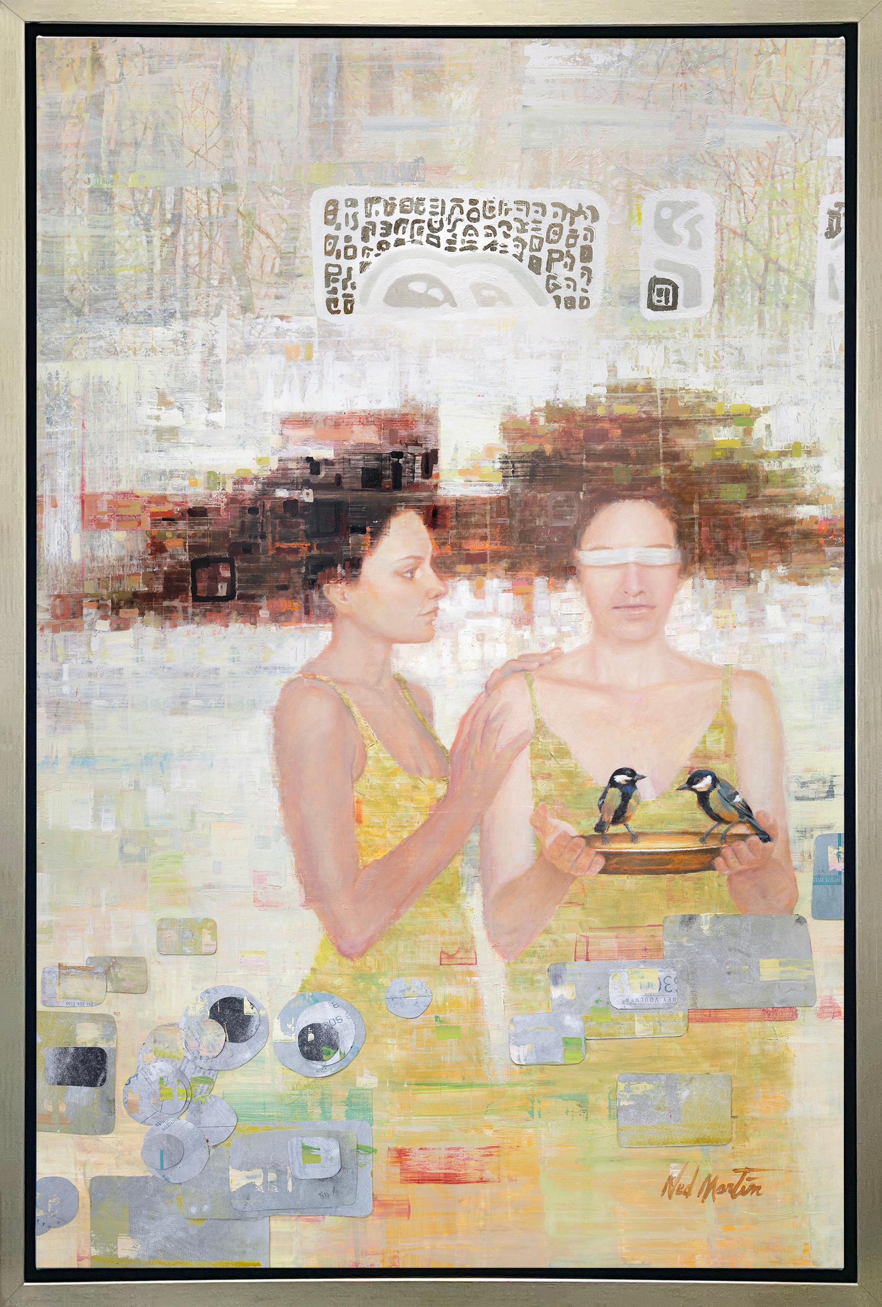 "Spiriti attraverso il tempo VIII", stampa giclée in edizione limitata con cornice, 54" x 36".