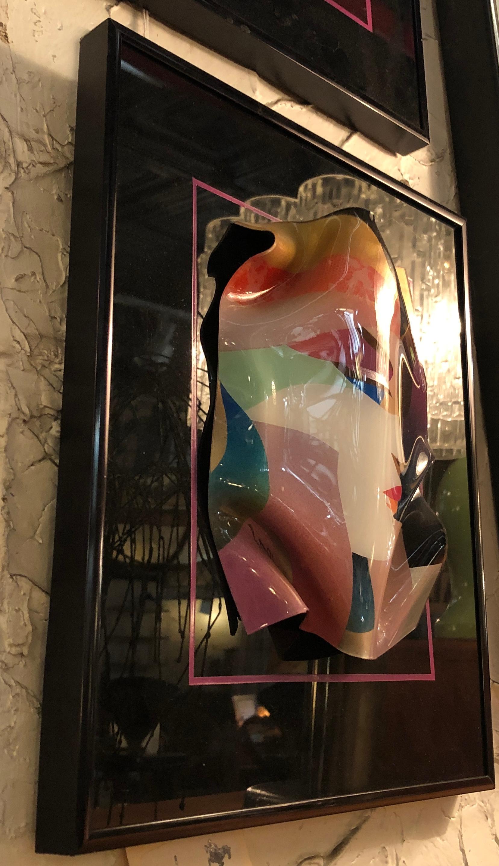 Obra de arte en plexiglás 3D de Ned Moulton en venta 1