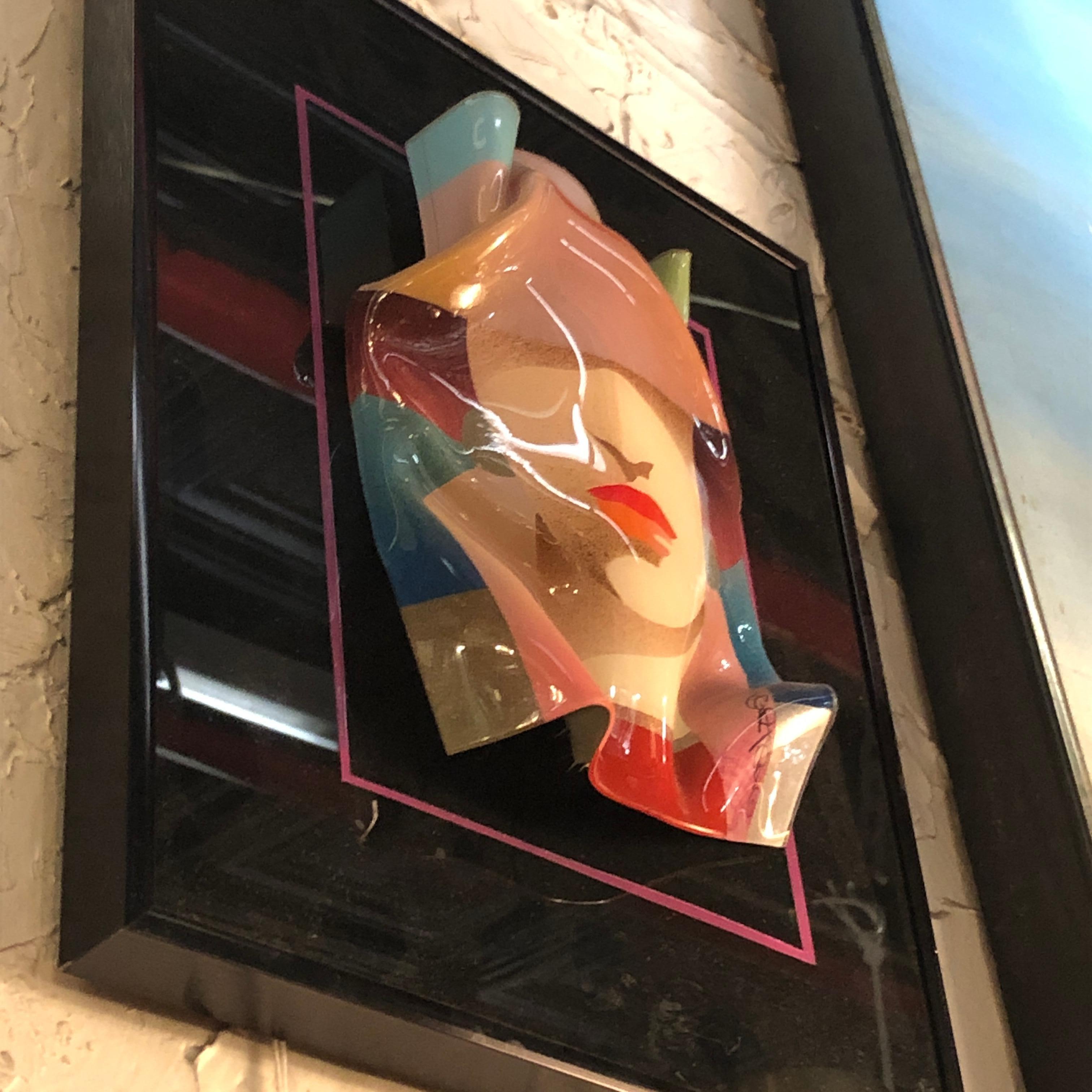 Obra de arte en plexiglás 3D de Ned Moulton en venta 2