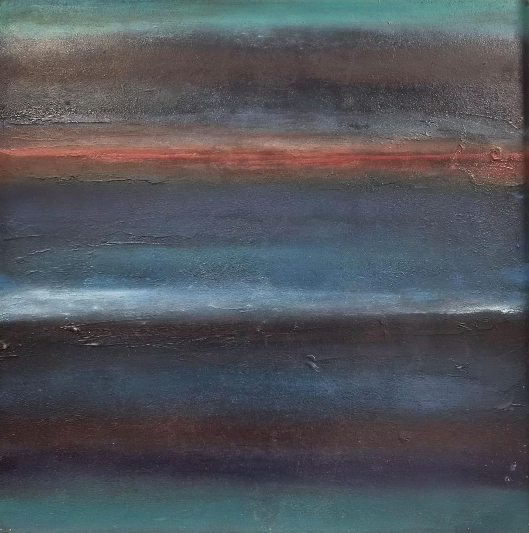 Before The New Beginning - Gemälde, Acryl auf Karton