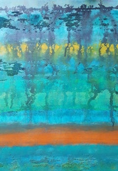 Esfahan IV - Pittura, Acrilico su tavola