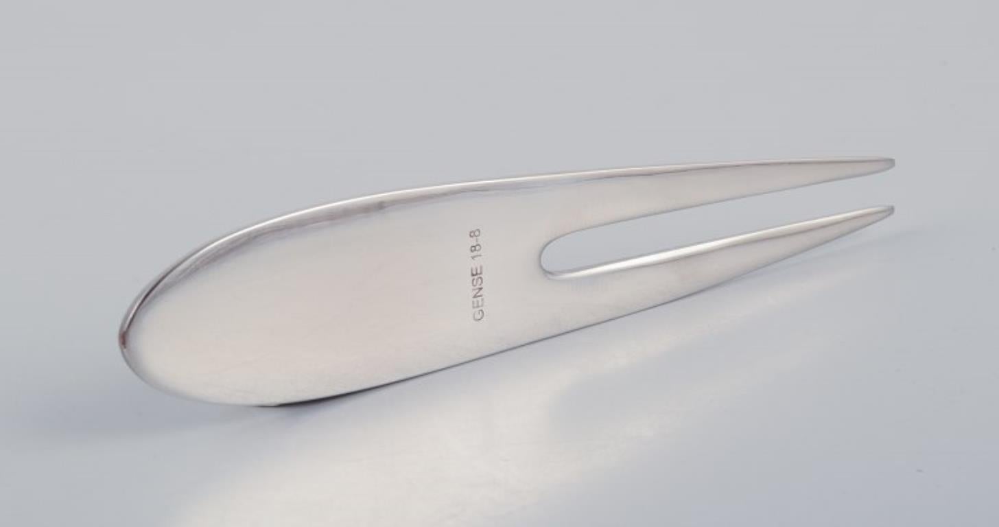 Nedda El-Asmar for Gense. 'Appetize', six hors doeuvre forks, 21st C. In Excellent Condition For Sale In Copenhagen, DK