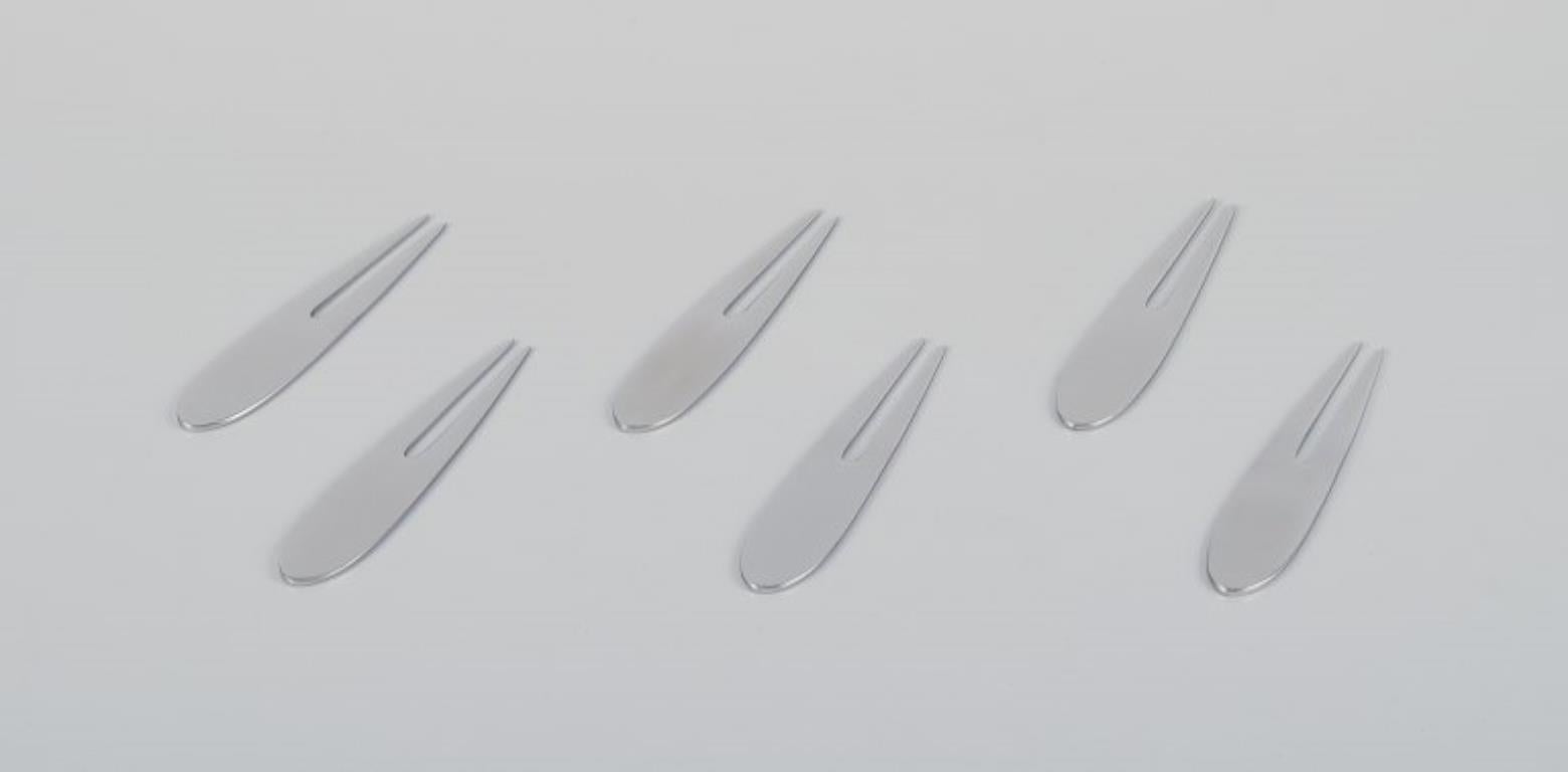 Nedda El-Asmar for Gense. 'Appetize', six hors doeuvre forks, 21st C.