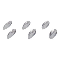 Nedda El-Asmar for Gense. Six "Appetize" oyster bowls. Made of stainless steel