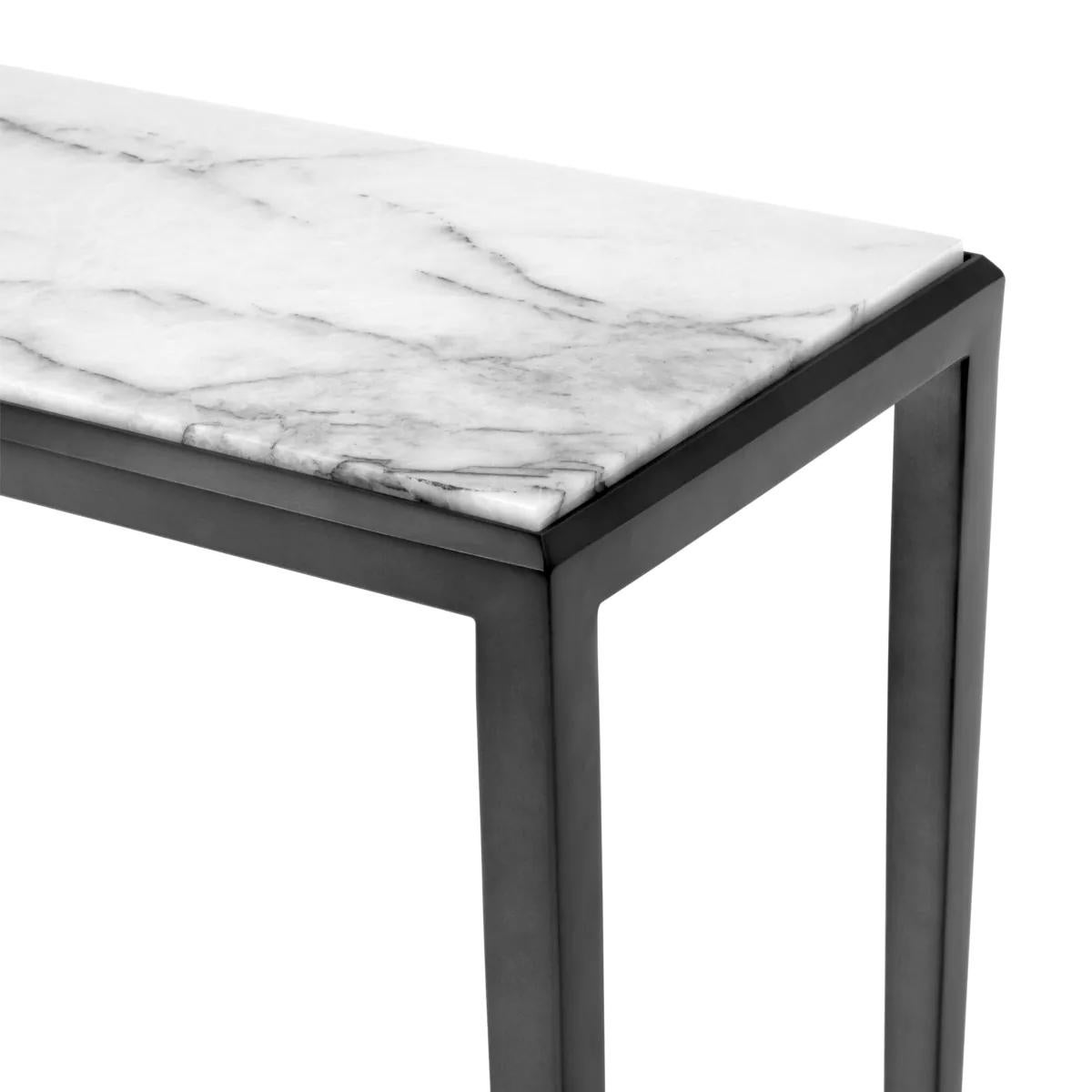 Contemporary Needle Bronze Console Table For Sale
