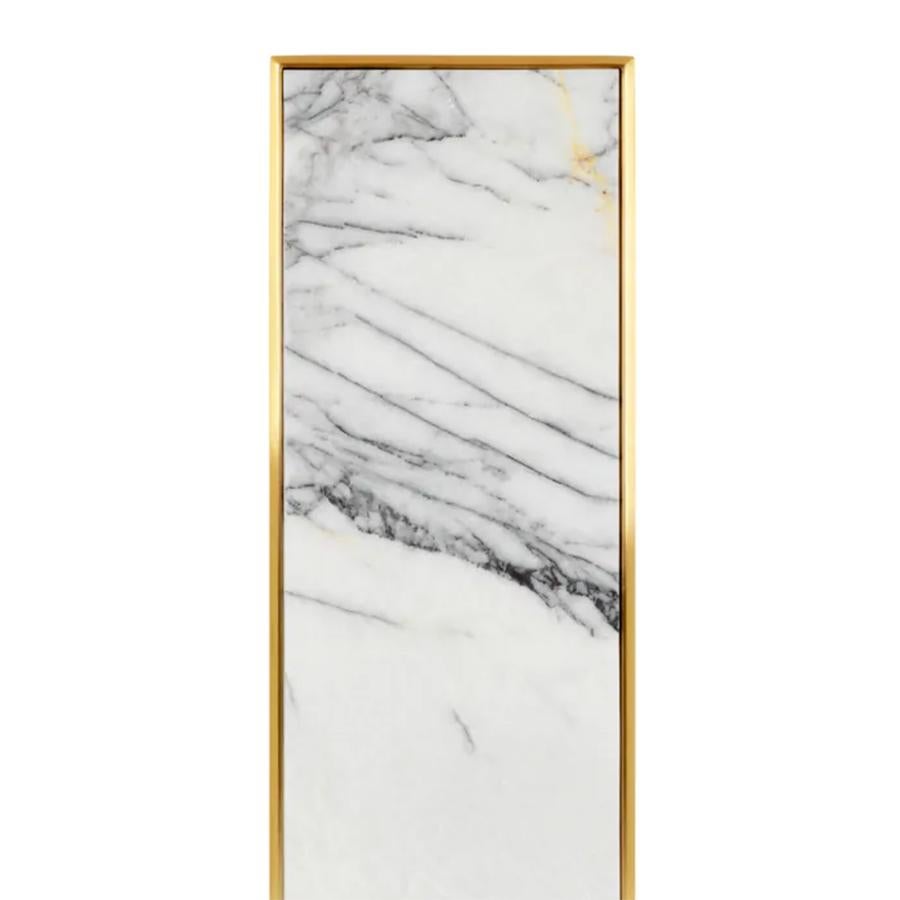 Contemporary Needle Gold Console Table For Sale