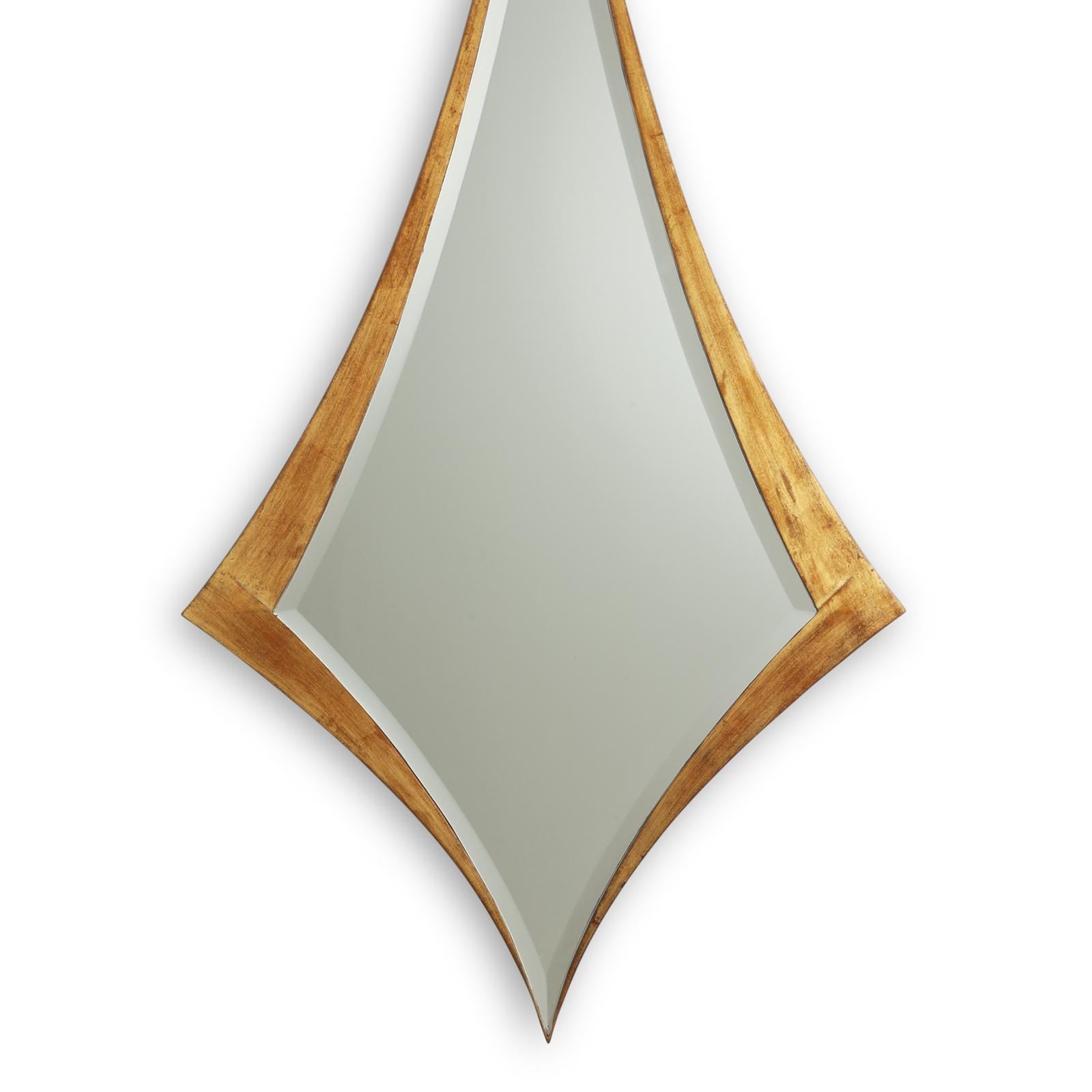 English Needle Gold Mirror For Sale