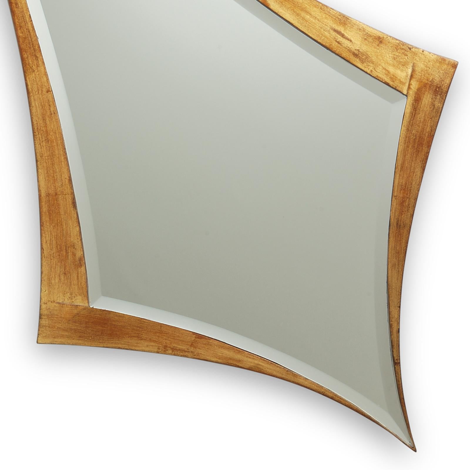 Contemporary Needle Gold Mirror For Sale