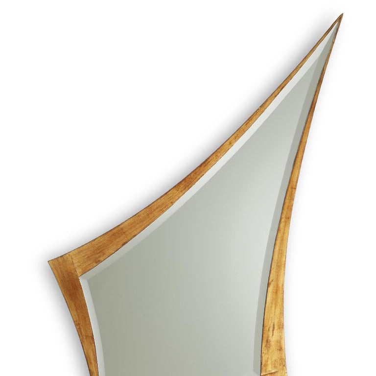 Needle Gold Mirror For Sale at 1stDibs