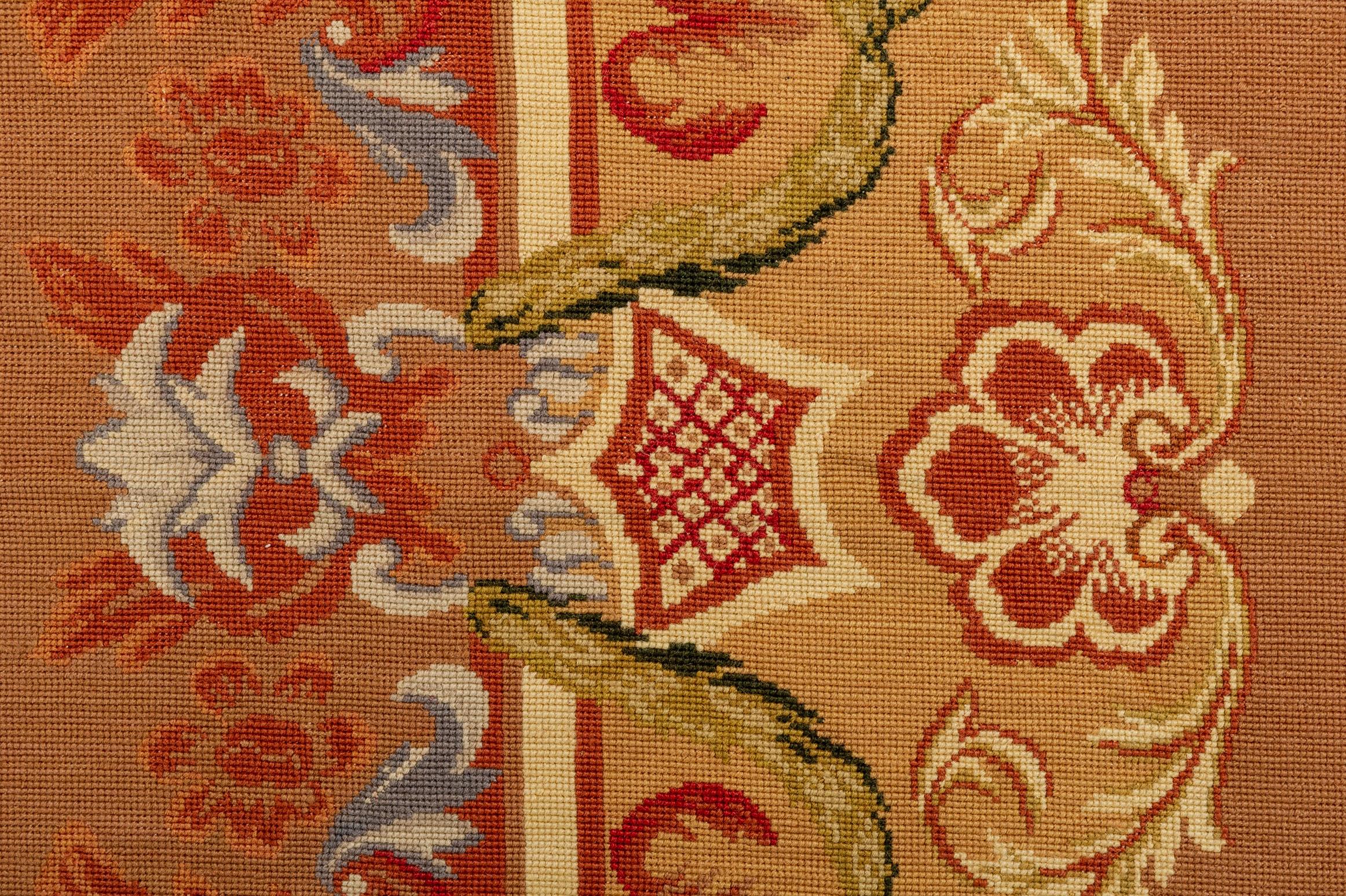 Needle Point Carpet or Tapestry in Aubusson Style For Sale 5