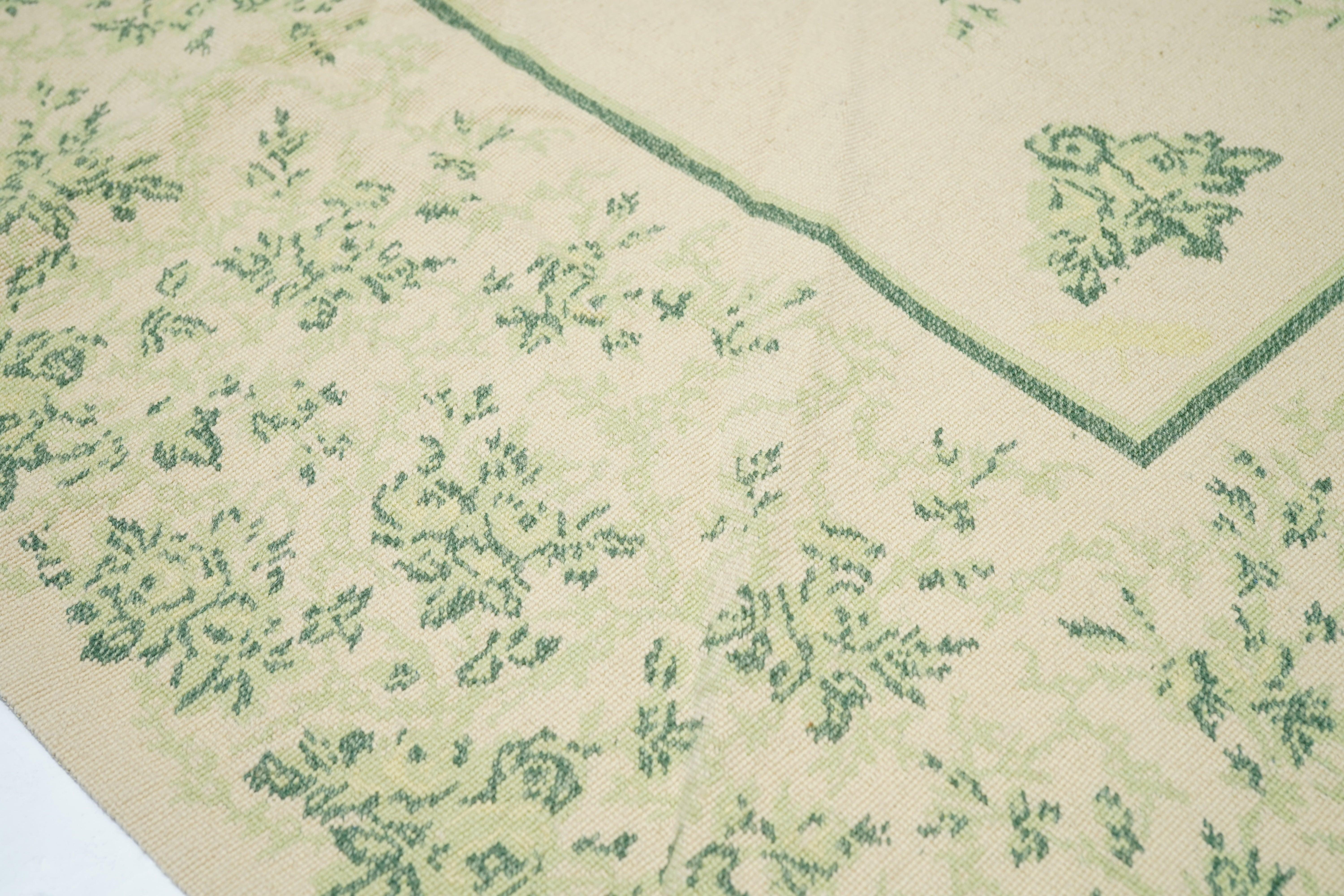 Alfombra de lana de tejido plano Needle Point 8'0