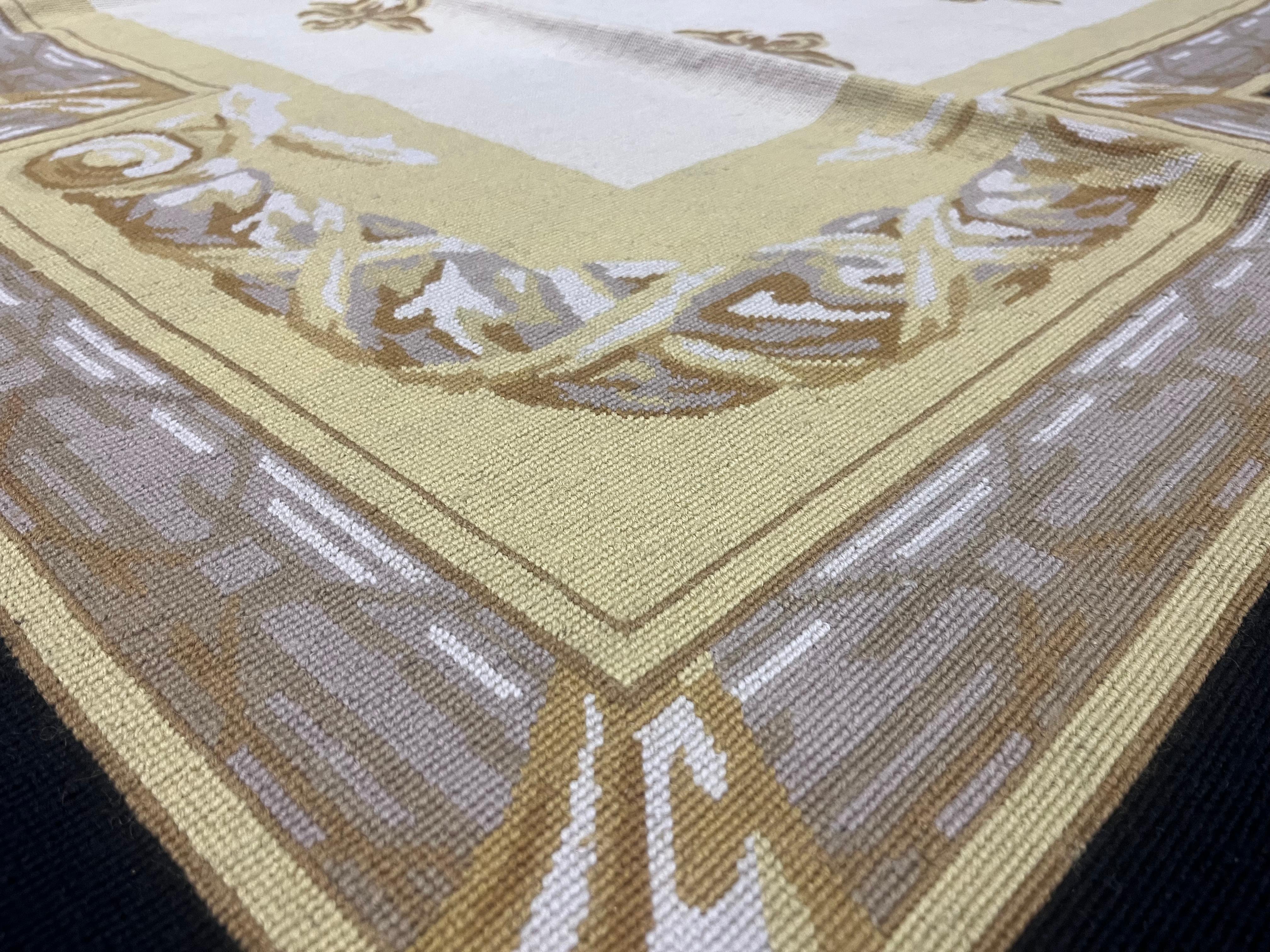 Contemporary Needle Point Rug 8'0