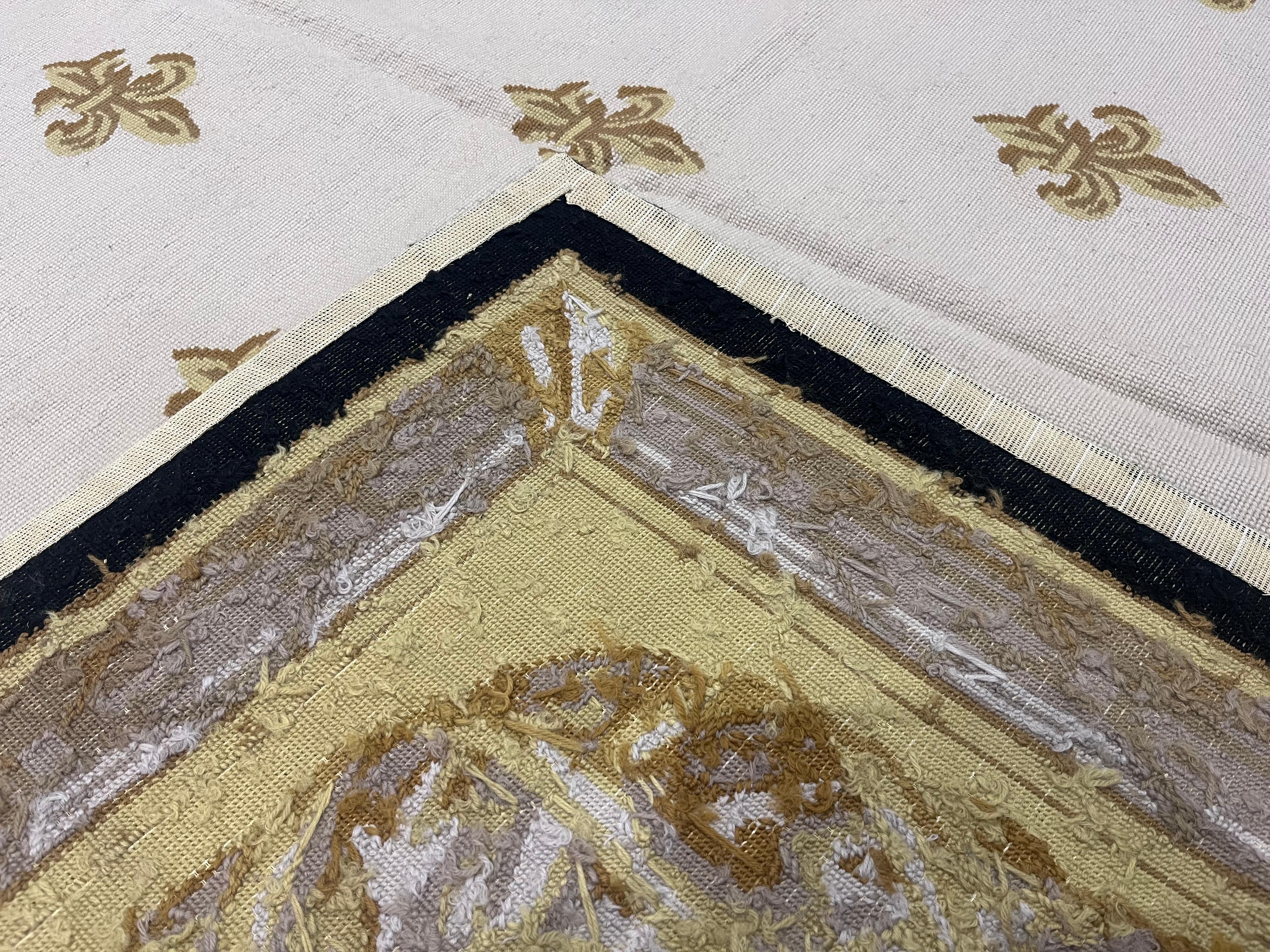 Wool Needle Point Rug 8'0
