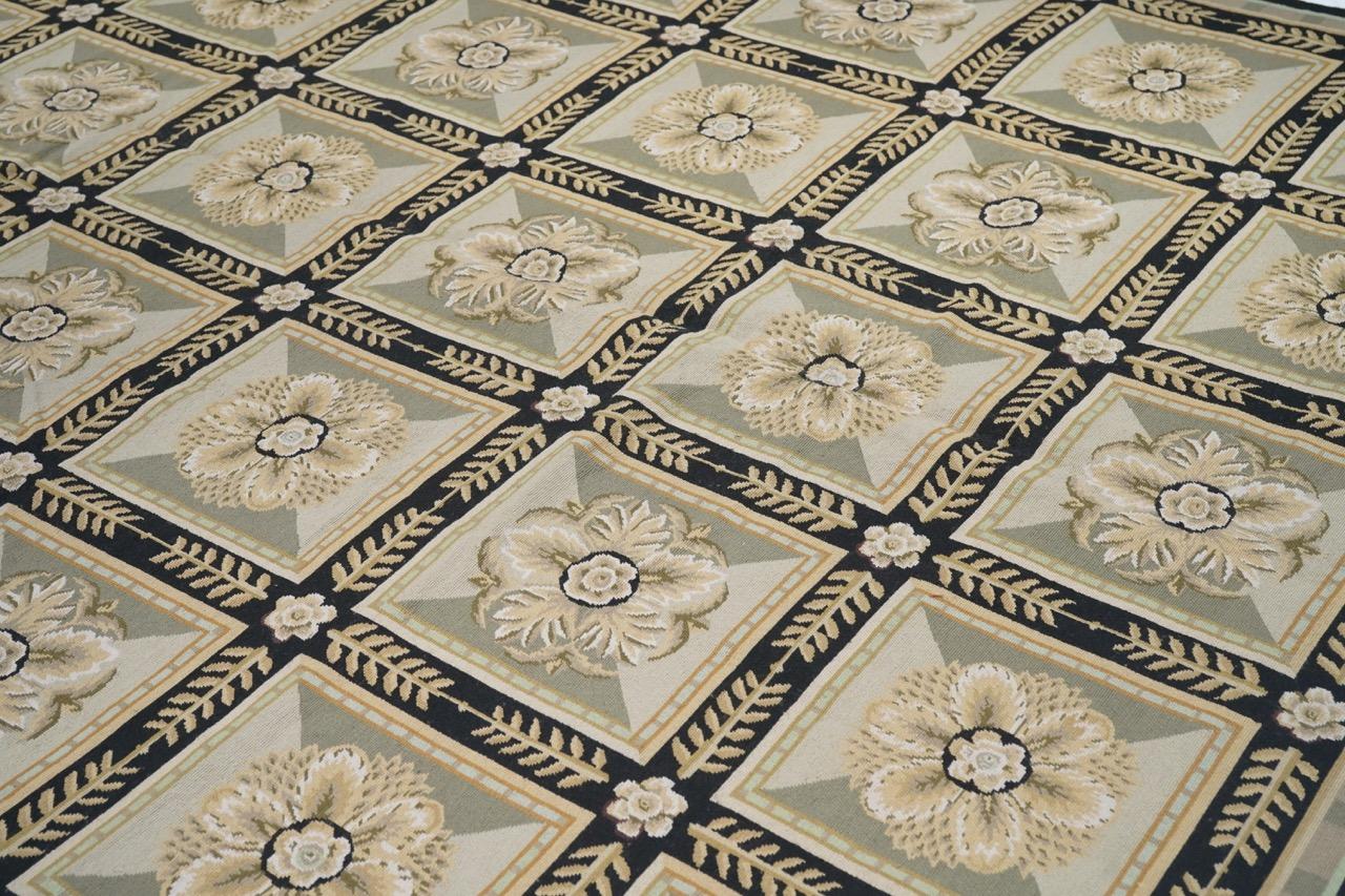Wool Needle Point Rug 8'0