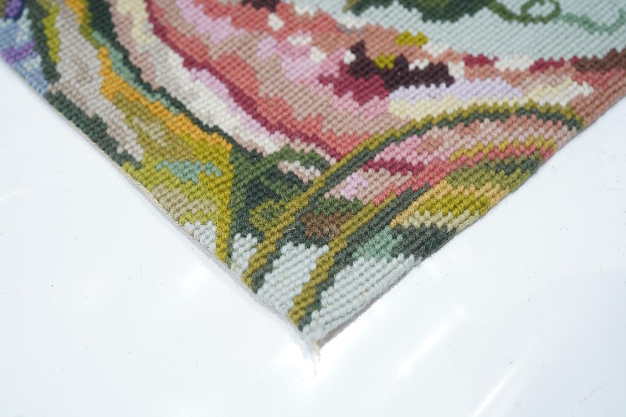 Europeo Runner Needle Point 2'5'' x 10'0'' in vendita