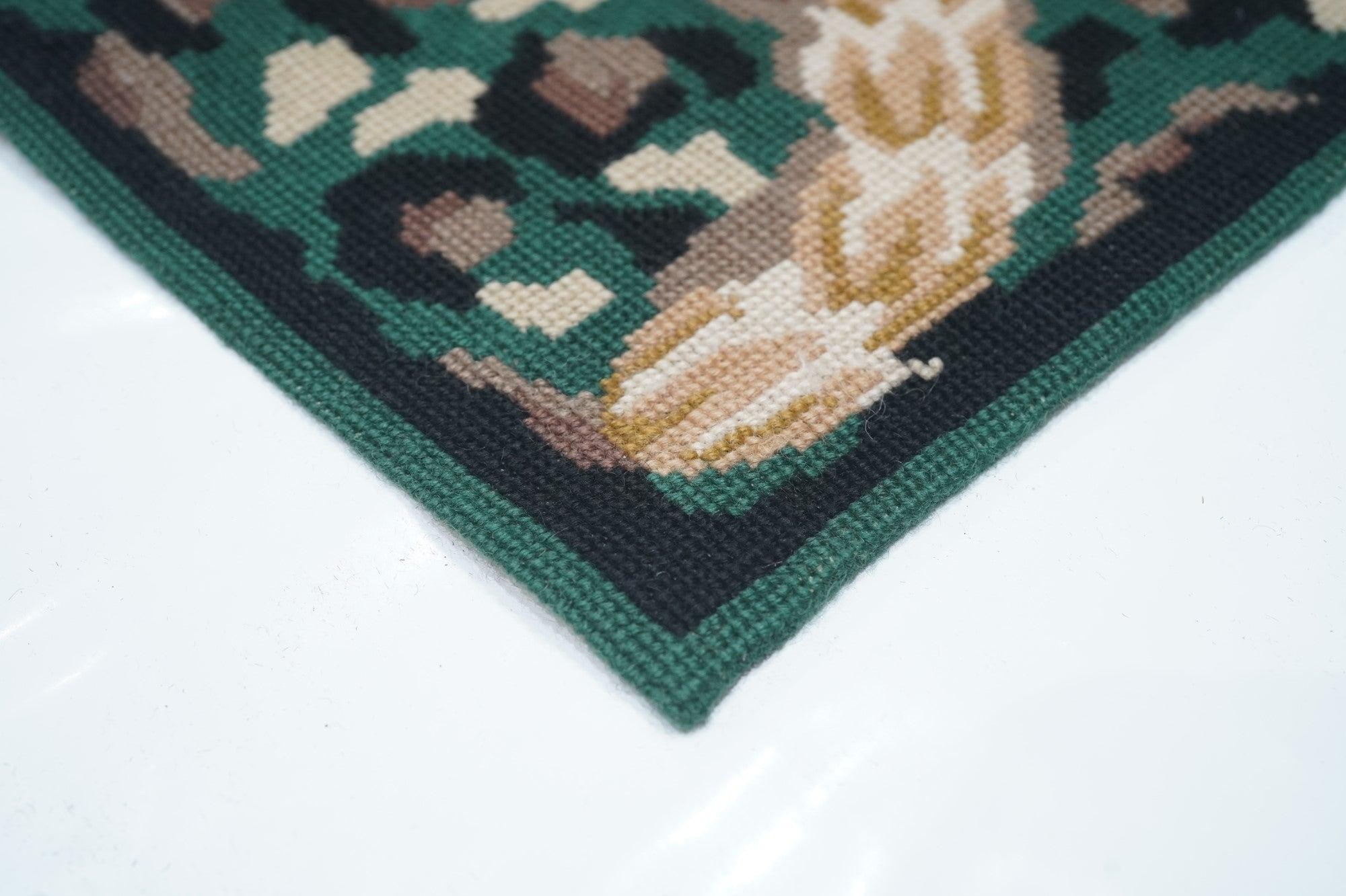 Wool Needle Point Runner 2'5'' x 10'0