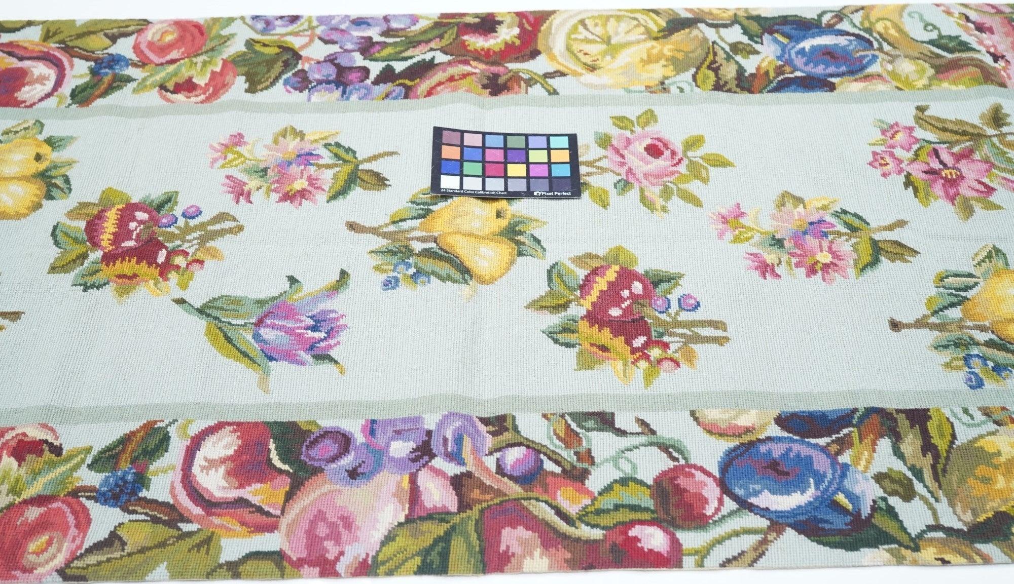 Runner Needle Point 2'5'' x 10'0'' in vendita 2