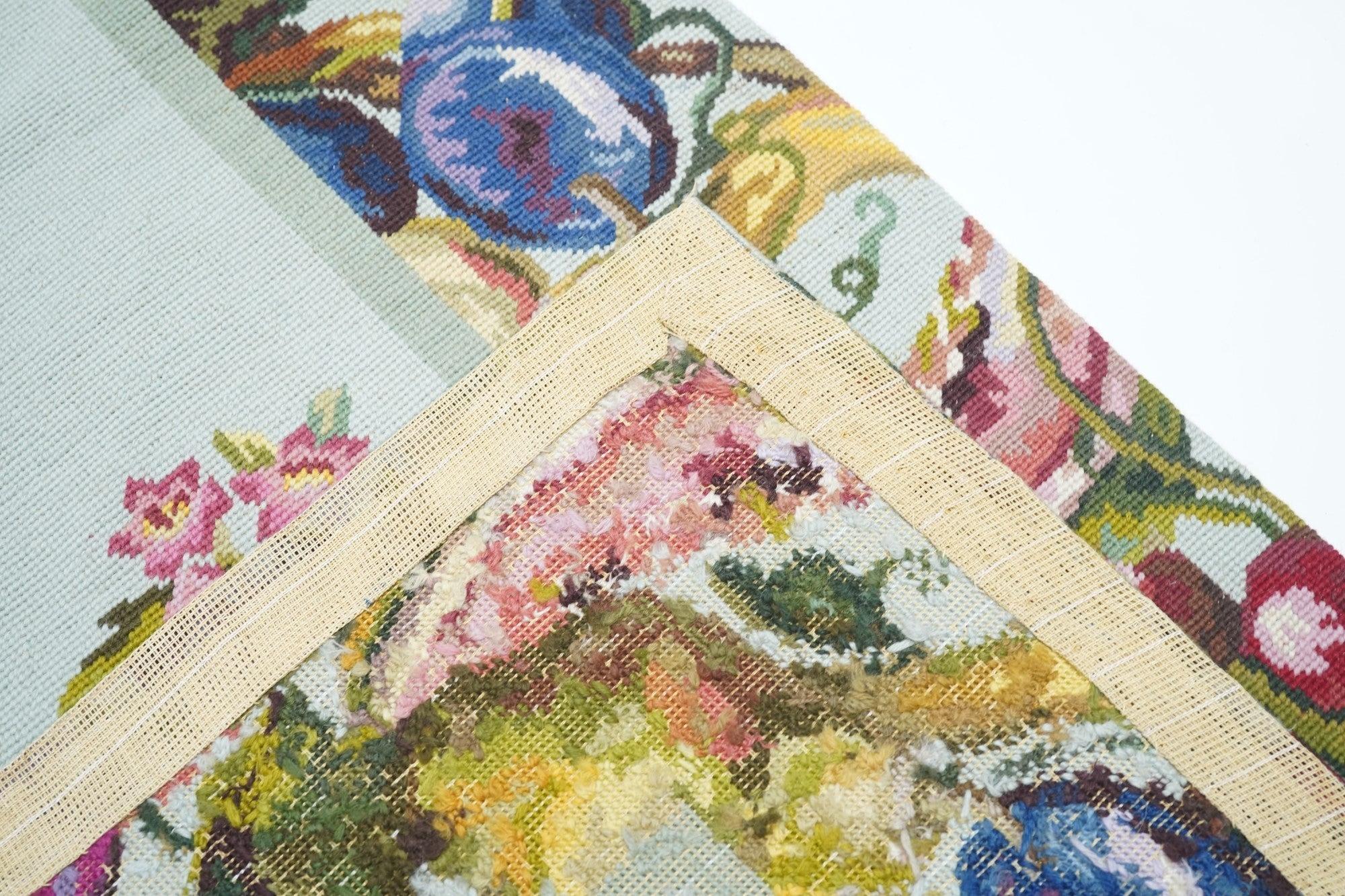 Runner Needle Point 2'5'' x 10'0'' in vendita 3
