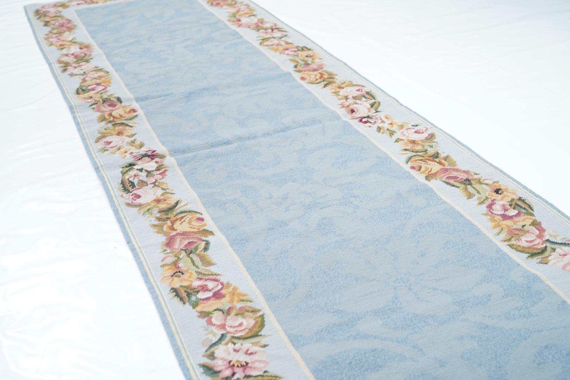 Runner Needle Point 2'5'' x 10'0'' in vendita 3