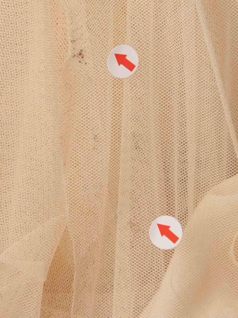 Needle & Thread Ecru Floral Sequin Maxi Dress Size XS Pour femmes en vente