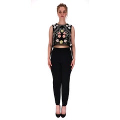 Needle & Thread Sequin & Bead Embellished Crop Top