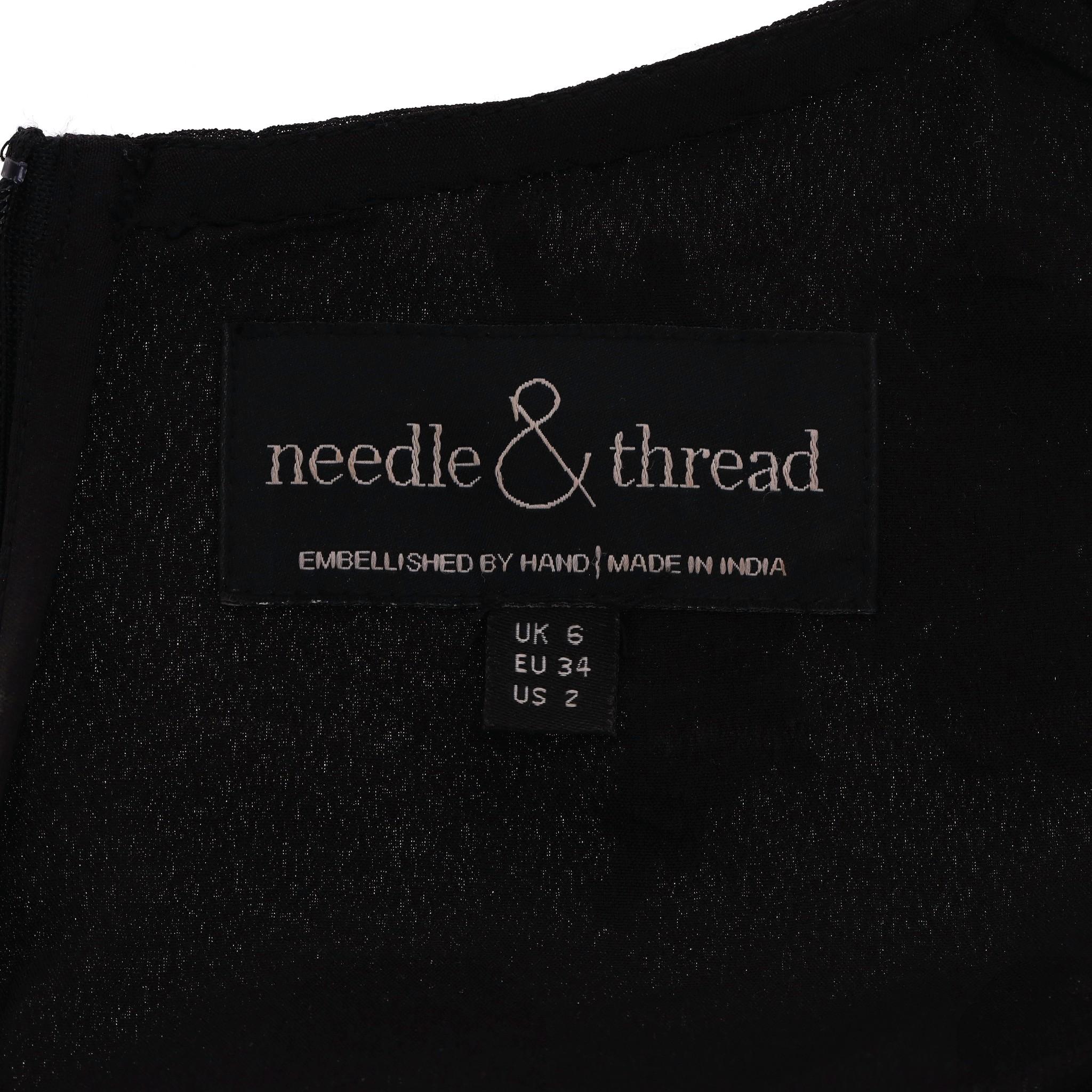 Crop Top impreziosito da paillettes e perline di Needle & Thread in vendita 2
