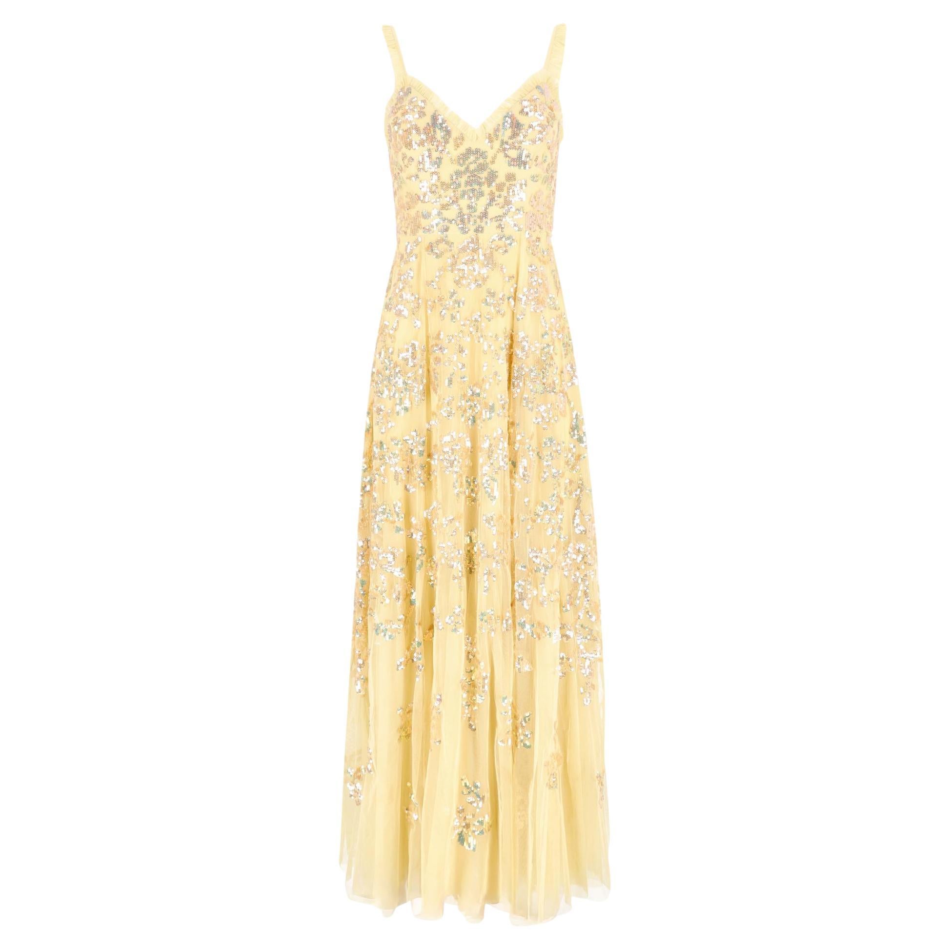 Needle & Thread Sequin Embellished Evening Dress/Gown en vente
