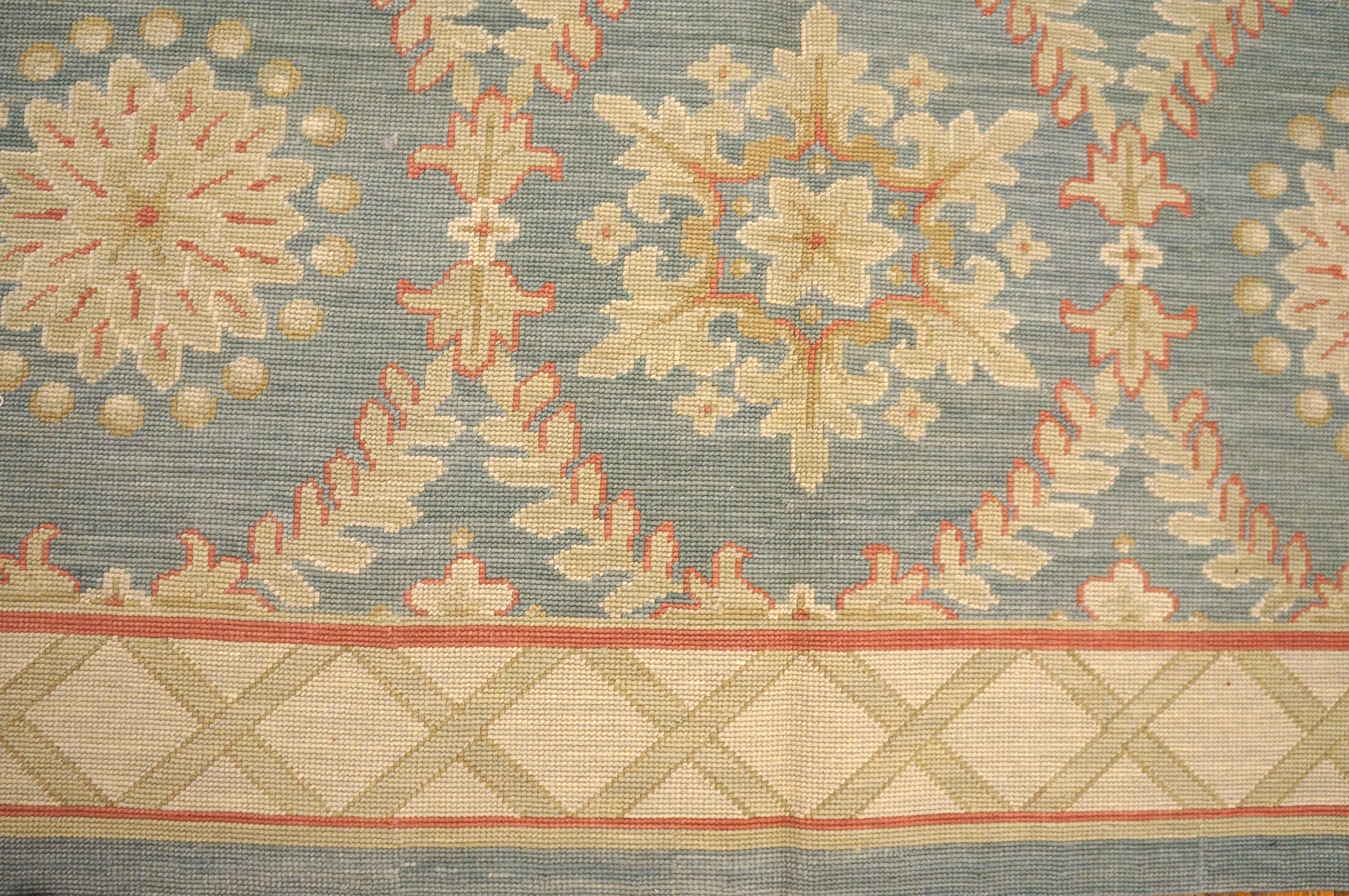Contemporary Needlepoint  Carpet ( 9' x 12' - 275 x 365 cm ) For Sale 5