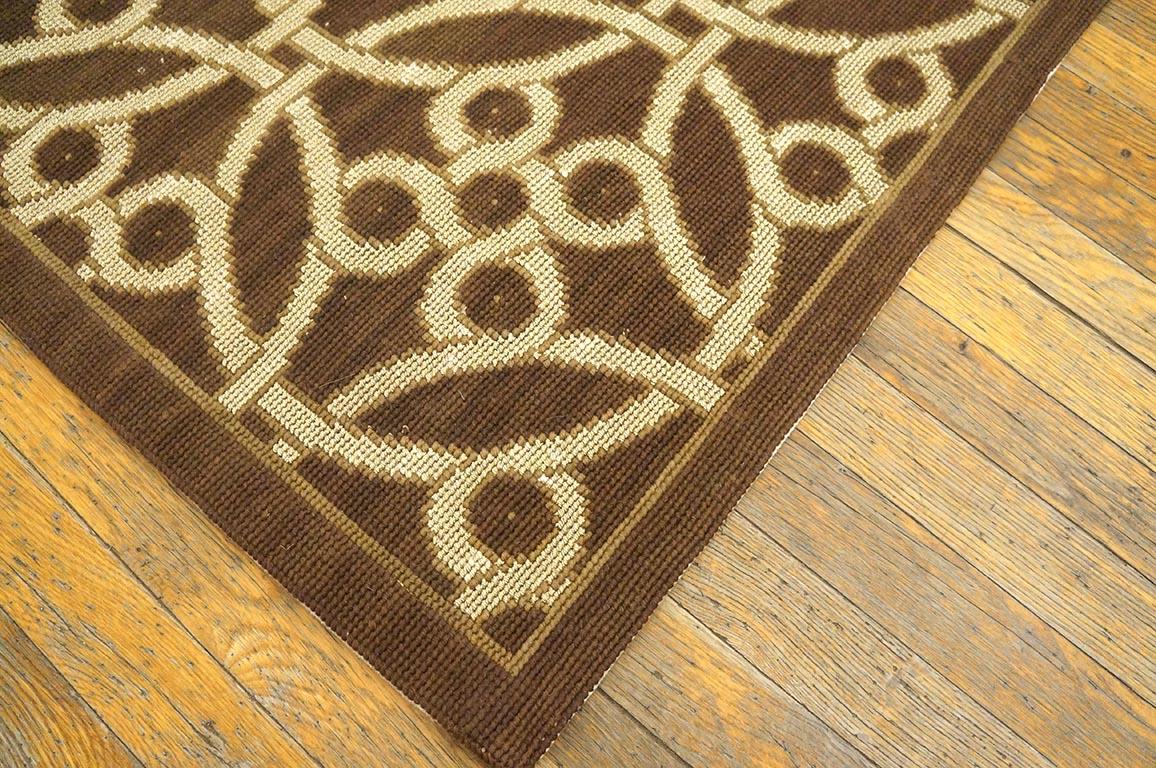 Chinese Needlepoint Flat Weave Carpet 9' 0