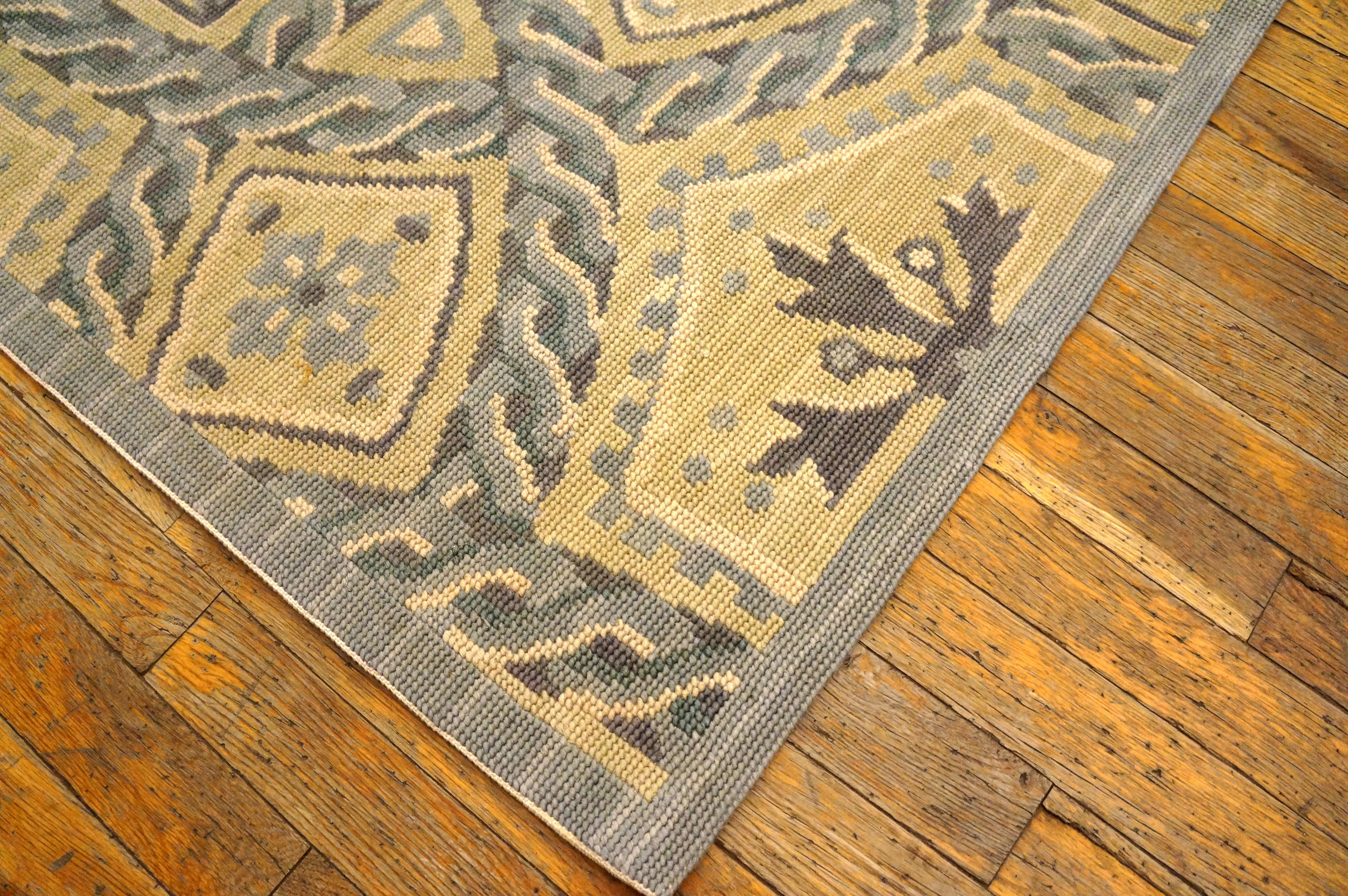 Chinese  Needlepoint Flat Weave Carpet 9' 0