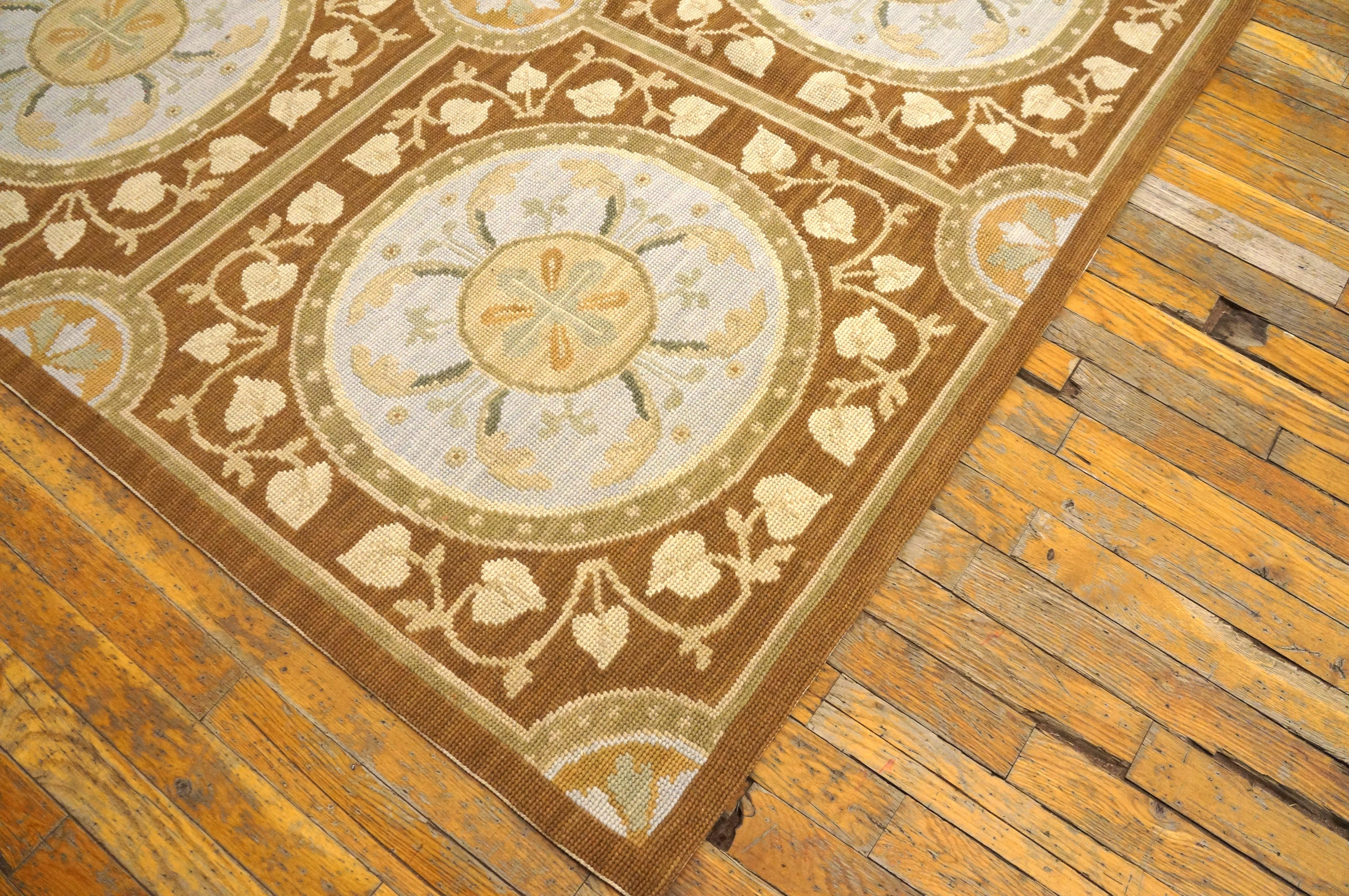Cinese Tappeto contemporaneo tessuto a mano in lana a punto d'ago a trama piatta ( 9' x 12' -275 x 366) in vendita