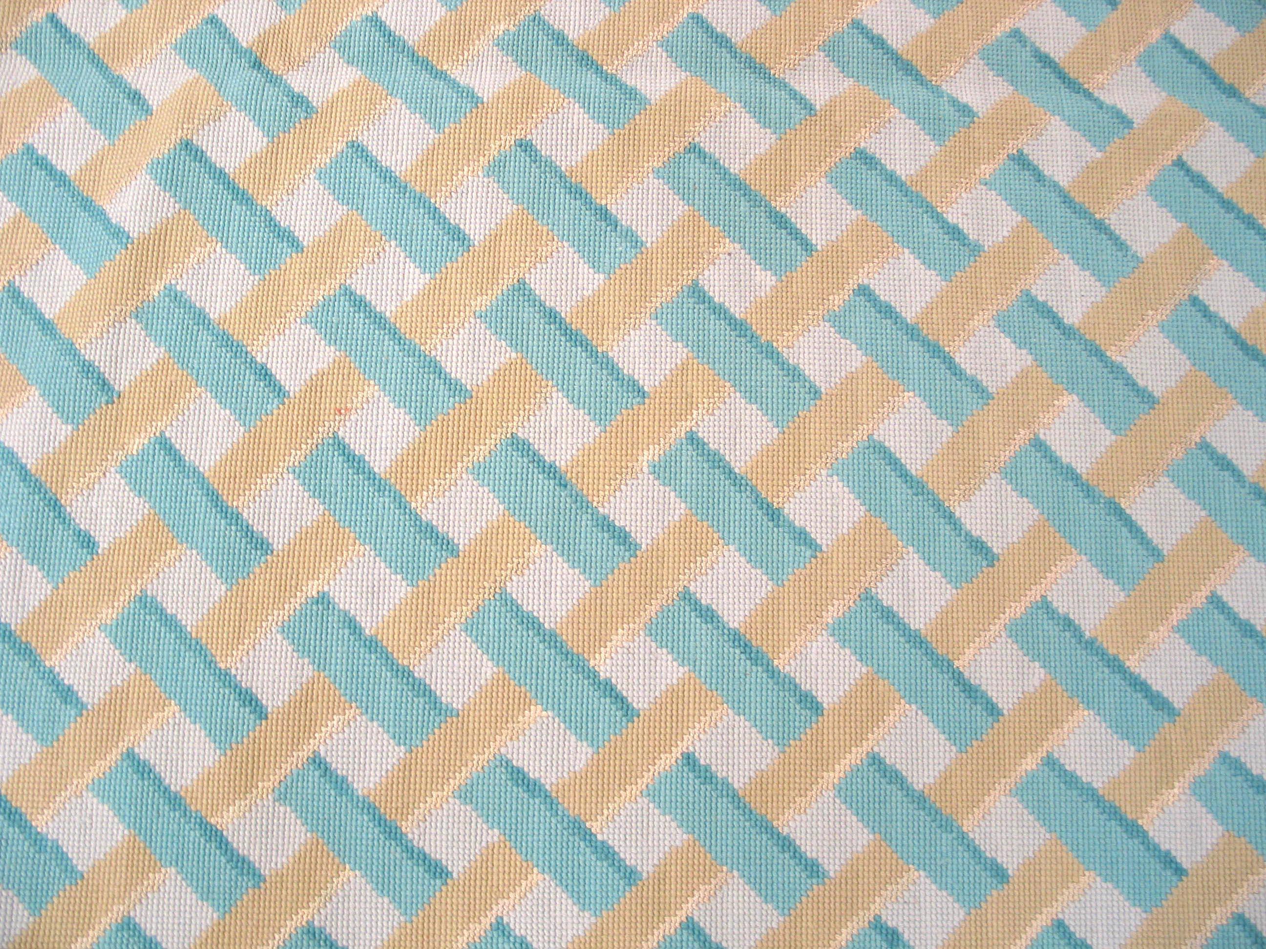 Handgewebter Flachgewebe-Teppich mit Gobelinstickereien 2,05 m x 3,05 m, handgewebt (Gobelinstrickerei) im Angebot